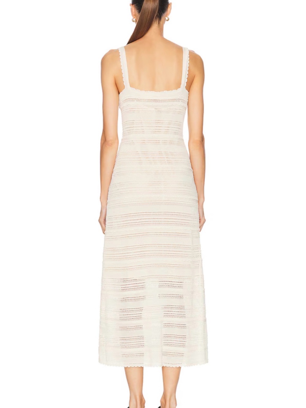 NWT Zimmermann Lucky Crochet Knit Midi Dress Cream Size 1 Small-Authentic $795 - Picture 3 of 16